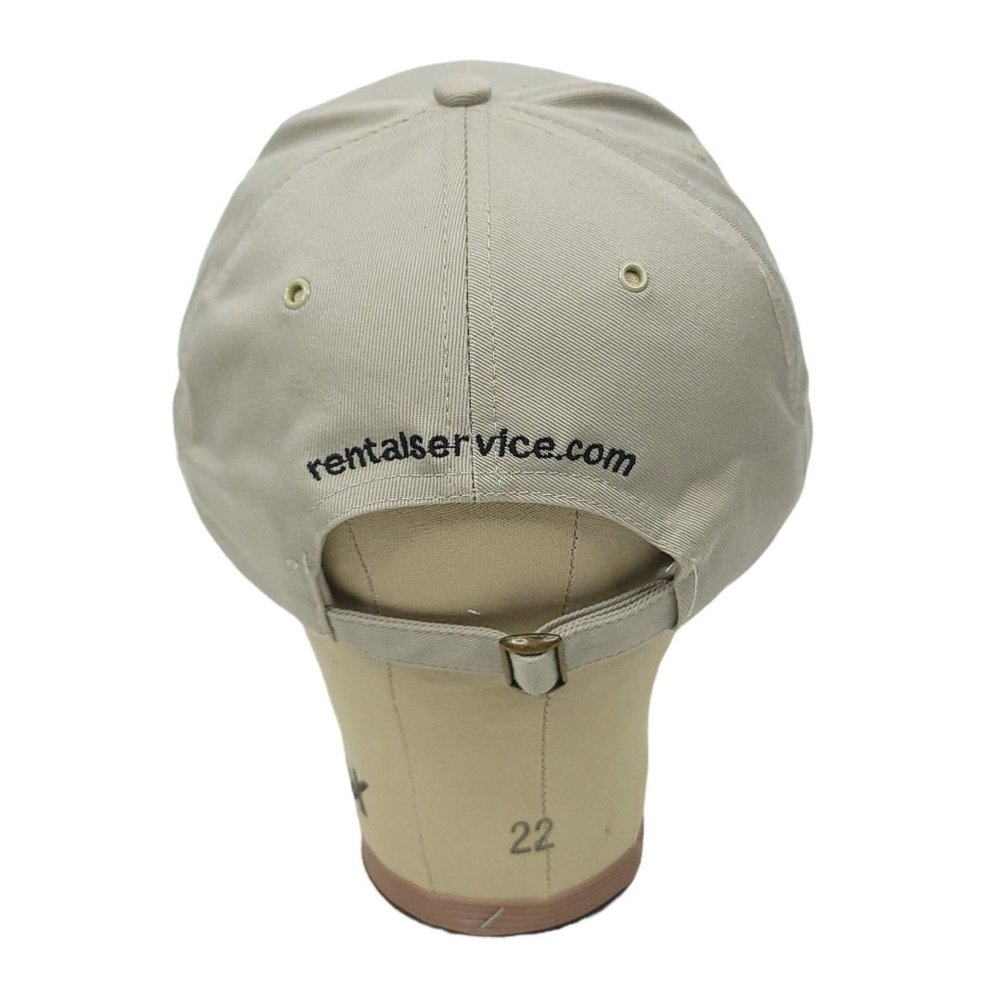 RSC Rental Services Adjustable Slide Cap Trucker Hat Khaki Black ProCorp Images - Picture 4 of 10